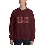 Plaid On Flannel Sweatshirt