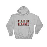 Plaid On Flannel Hoodie