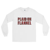 Plaid On Flannel Long Sleeve Shirt