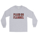 Plaid On Flannel Long Sleeve Shirt