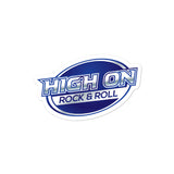 High On Rock & Roll Stickers