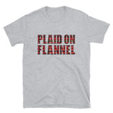 Plaid On Flannel T-Shirt