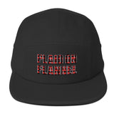 Plaid On Flannel Five Panel Cap