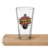 Pint Glass - Plaid On Flannel