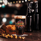 Pint Glass - Plaid On Flannel