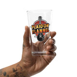 Pint Glass - Plaid On Flannel