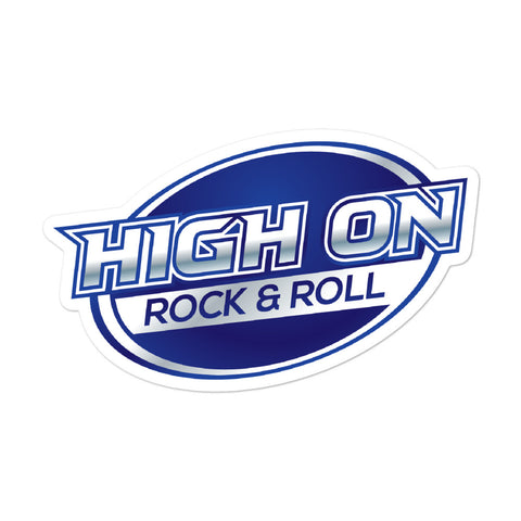 High On Rock & Roll Stickers